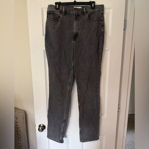 Abercrombie & Fitch | Black/Gray Slim Straight Leg Jeans